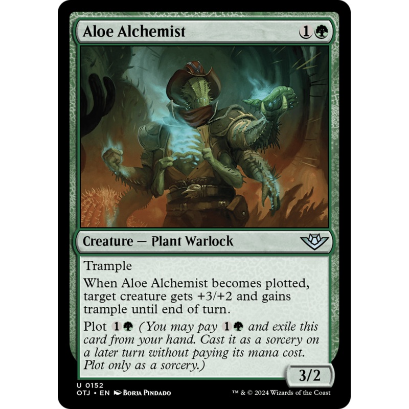 Aloe Alchemist (OTJ-152) – Outlaws of Thunder Junction [Uncommon]