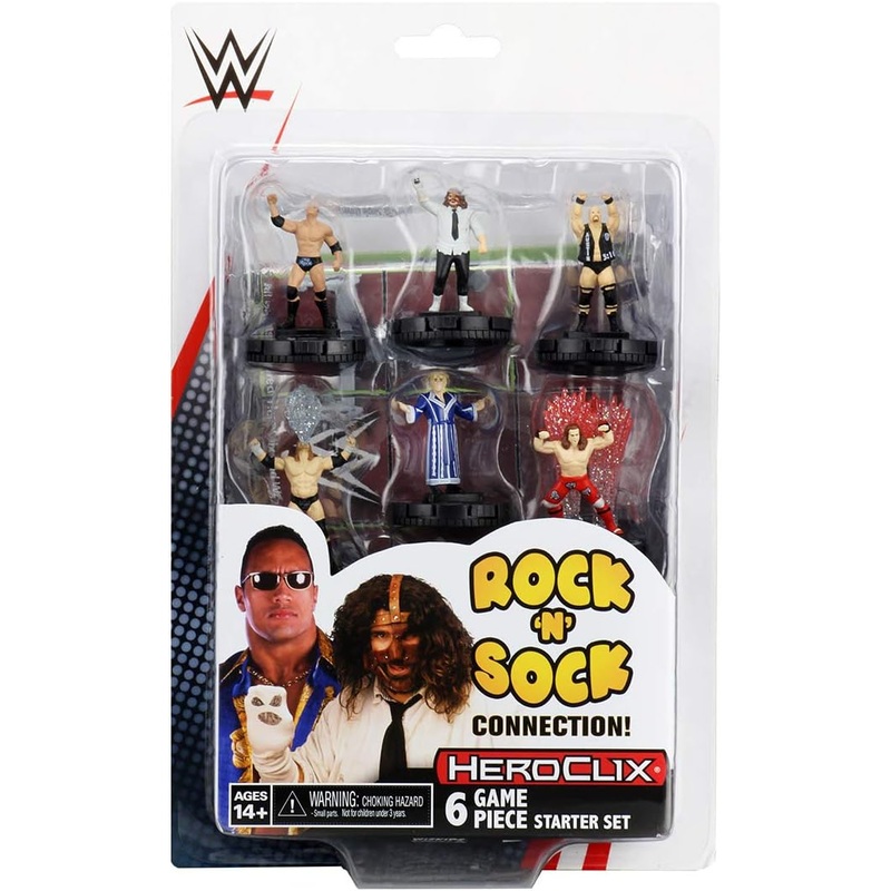 WWE HeroClix with the Rock n Sock Connection Starter Set