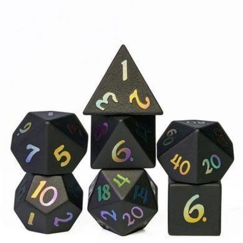 7ct Obsidian/Rainbow