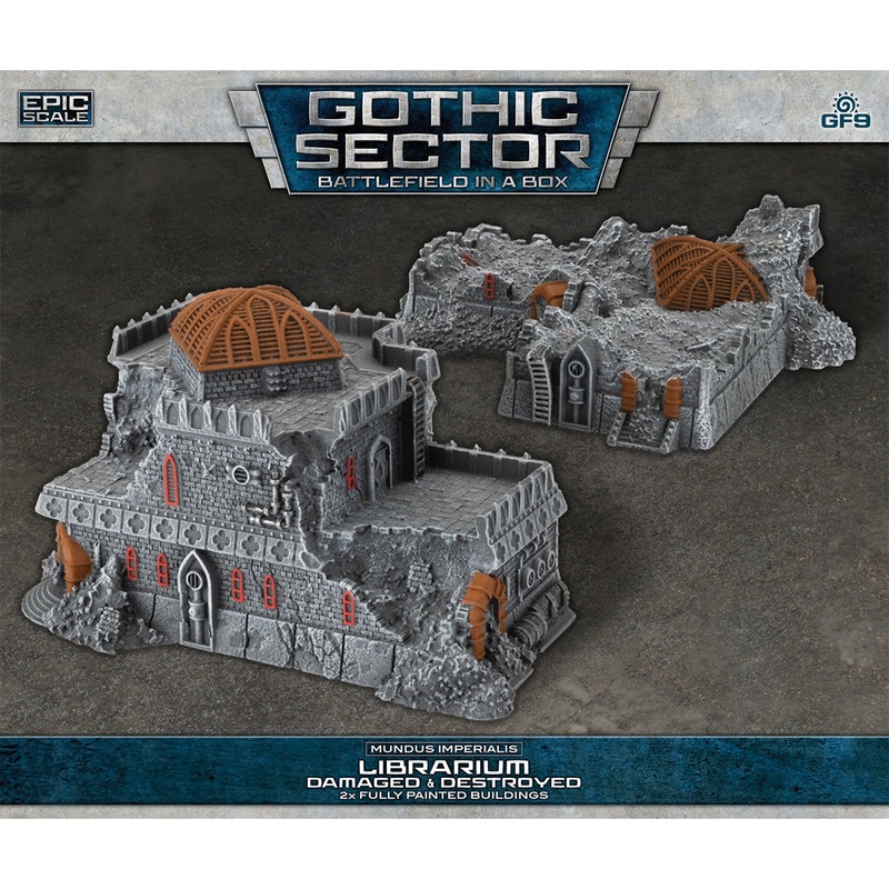 Battlefield in a Box Gothic Sector: Mundus Imperialis – Librarium (Damaged & Destroyed)
