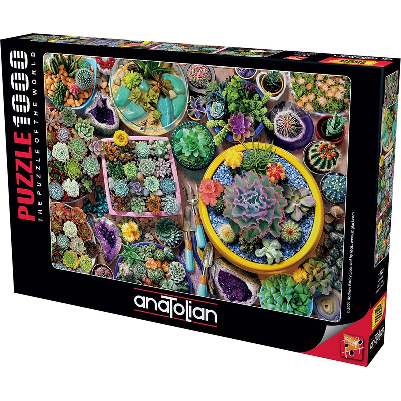 Anatolian – Cacti Pots Jigsaw Puzzle (1000 Pieces)