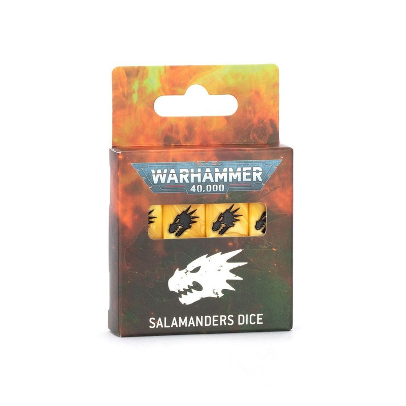 55-63 Warhammer 40000: Salamanders Dice – Warhammer 40K | Milsims Games
