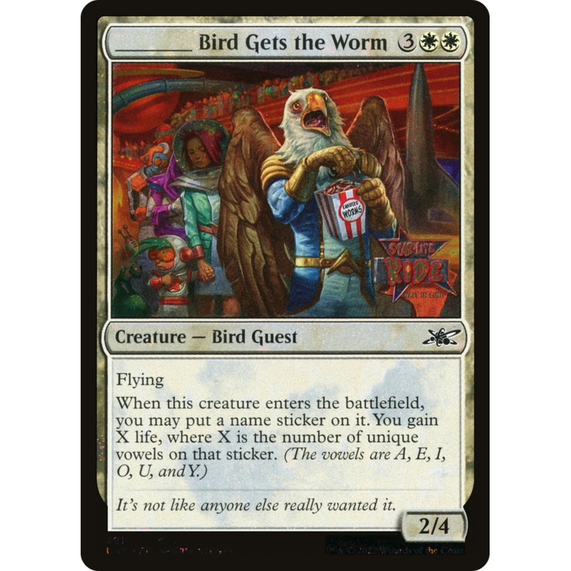 _____ Bird Gets the Worm (UNF-291) – Unfinity Galaxy Foil [Common]