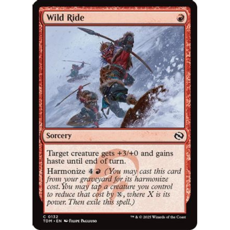 Wild Ride (TDM-132) – Tarkir: Dragonstorm [Common]
