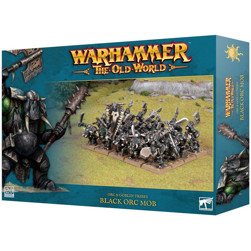Warhammer The Old World: Orc & Goblin Tribes – Black Orc Mob