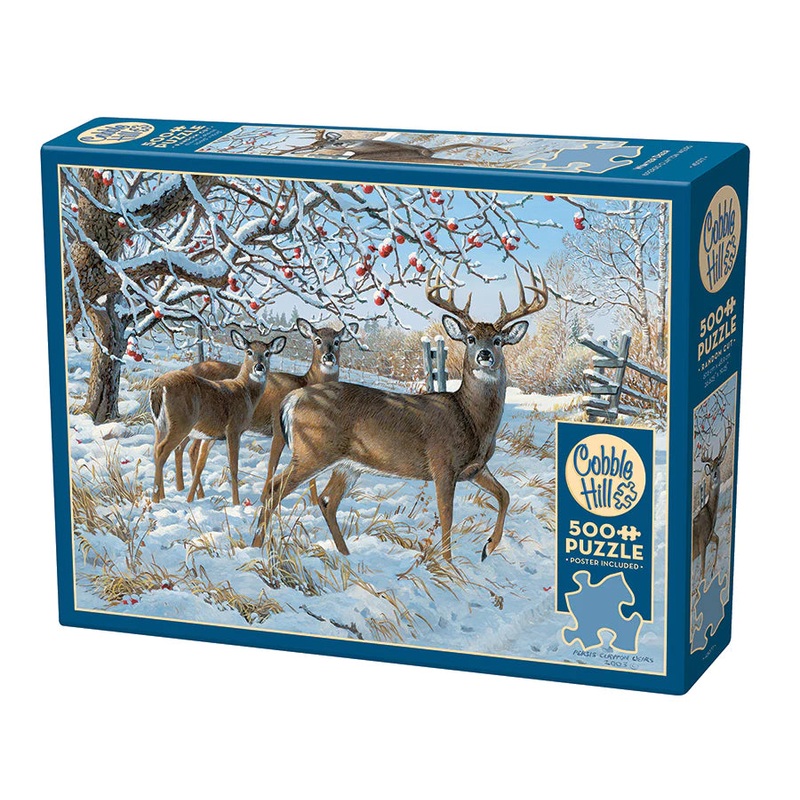 Winter Deer 500 Piece Jigsaw Puzzle by Cobble Hill
