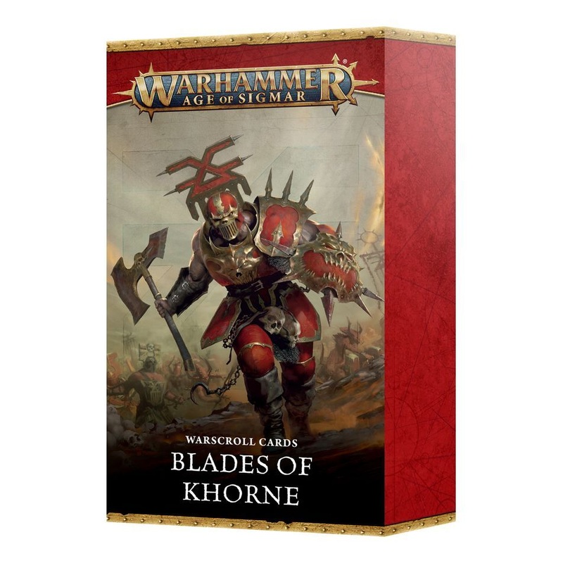 83-81 Warscroll Cards: Blades Of Khorne – Age of Sigmar | Milsims Games