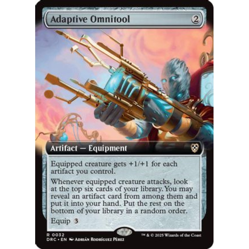 Adaptive Omnitool (Extended Art) (DRC-032) – Commander: Aetherdrift [Rare]