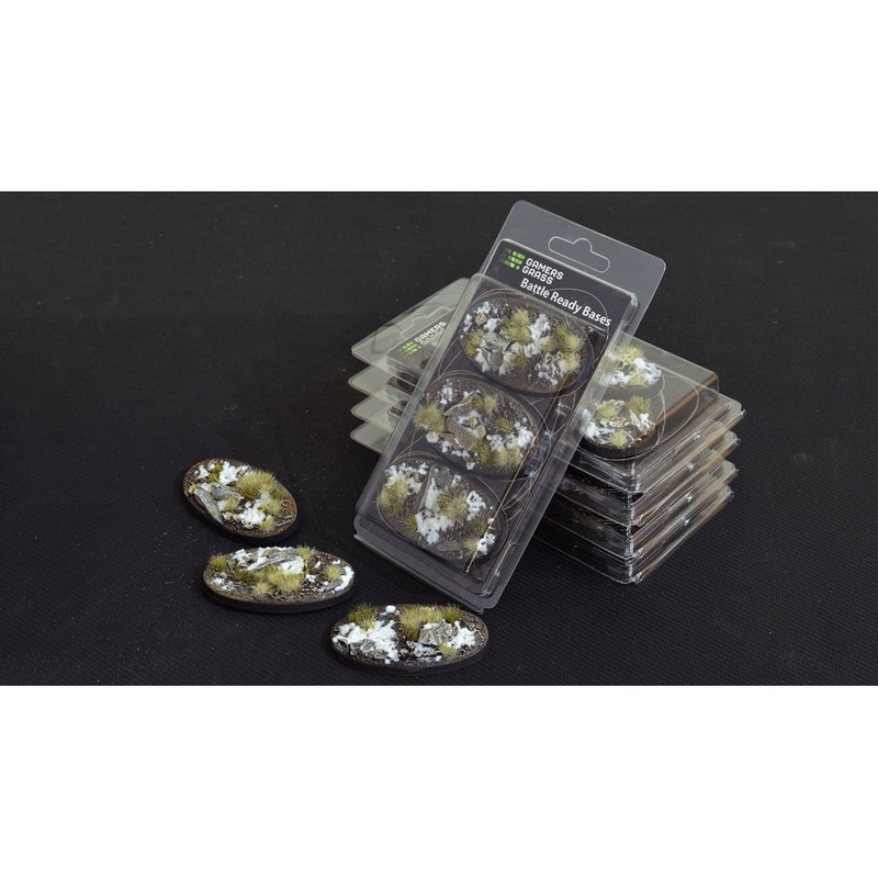Battle Ready Bases: Winter – Oval 75mm (3)