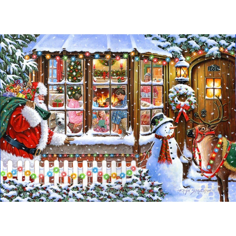 ** Pre-Order ** With Love From Santa  500 Piece Jigsaw Puzzle (HOP)