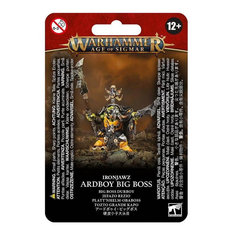 Age of Sigmar Ironjawz: Ardboy Big Boss AoS IJZ Ardboy Big Boss