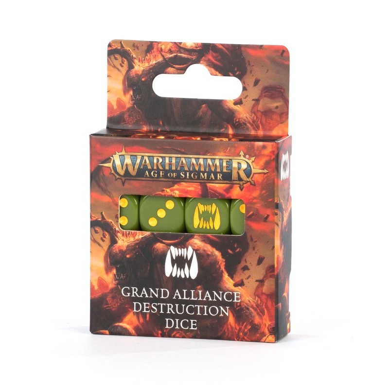 Age of Sigmar 4th Edition – Grand Alliance Destruction Dice AoS GA Destruction Dice