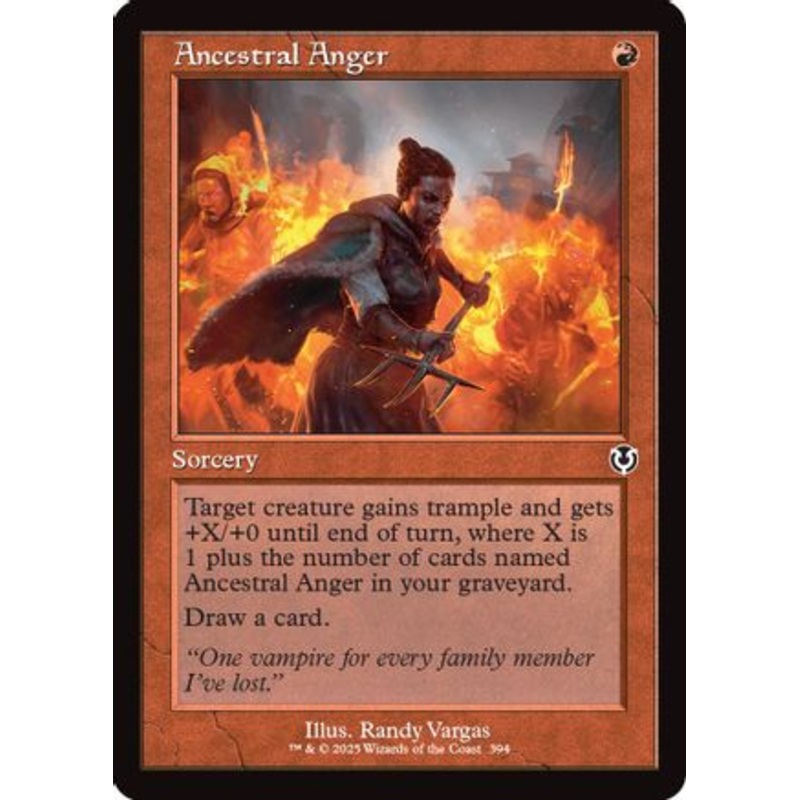 Ancestral Anger (Retro Frame) (INR-394) – Innistrad Remastered [Common]