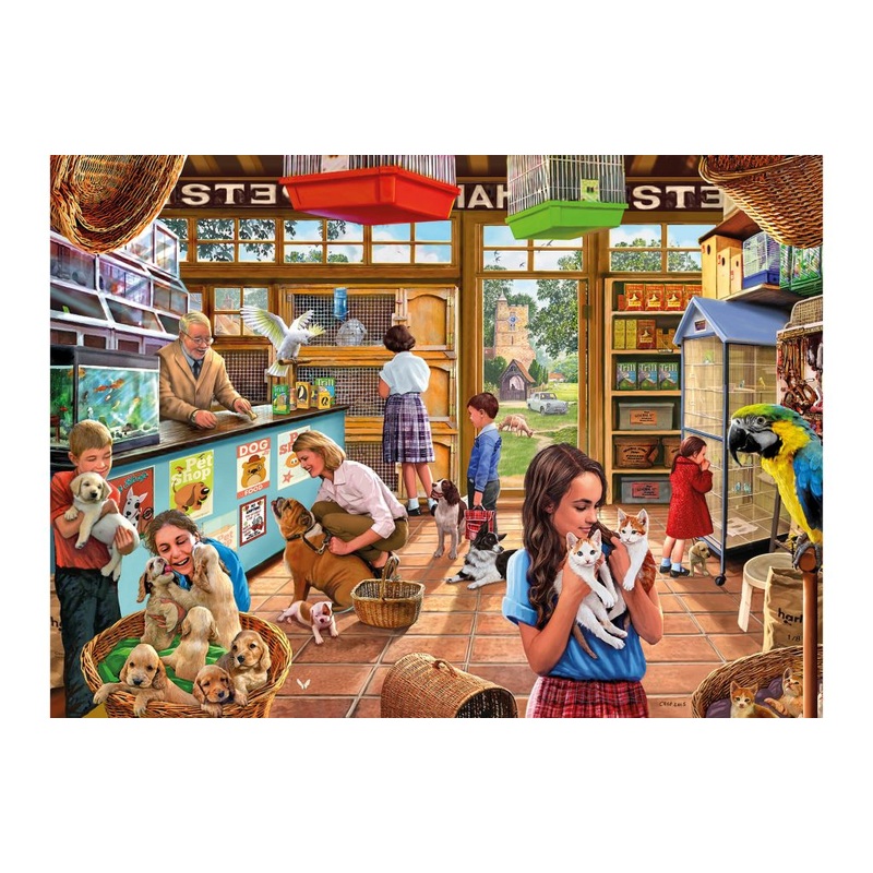 Ye Olde Pet Shoppe by Steve Crisp  1000 Piece Jigsaw Puzzle (Kidicraft)