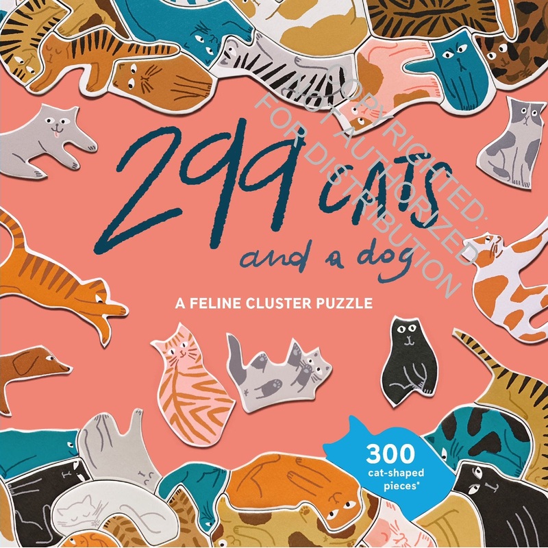 299 Cats (and a Dog) 300 Piece Jigsaw Puzzle