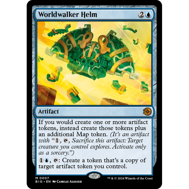 Worldwalker Helm (BIG-007) – The Big Score Foil [Mythic]
