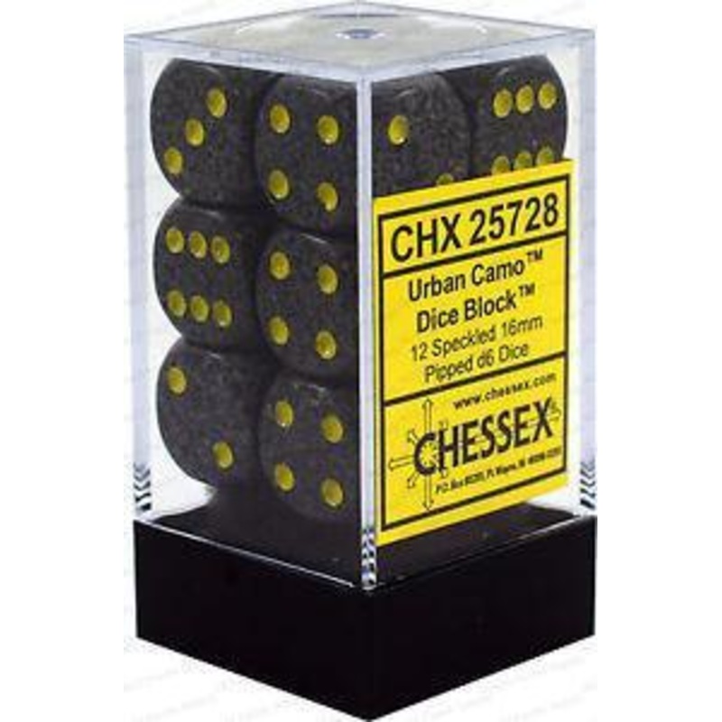 Speckled: 16mm D6 Urban/Yellow (12)