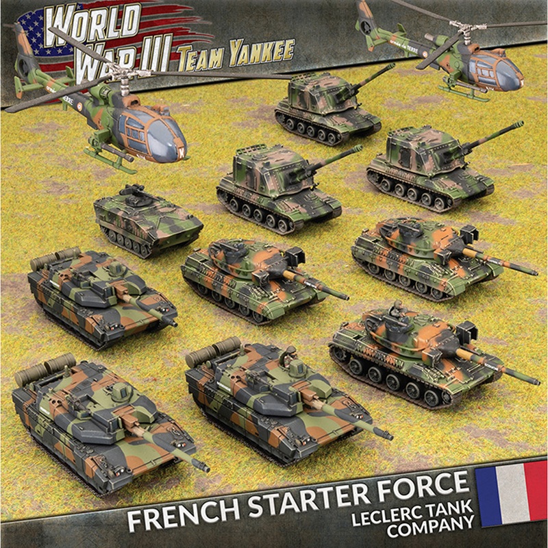 WWIII Team Yankee: French Starter Force – Leclerc Tank Company