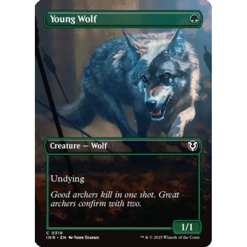 Young Wolf (Borderless) (INR-319) – Innistrad Remastered Foil [Common]