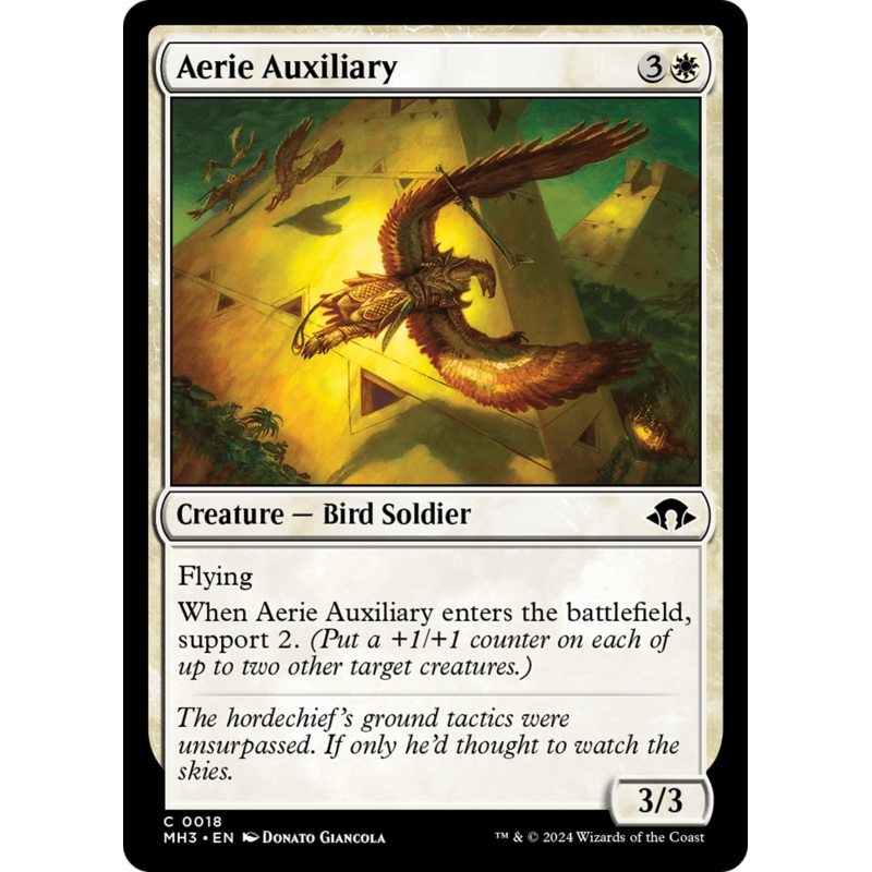 Aerie Auxiliary (MH3-018) – Modern Horizons 3 Foil [Common]