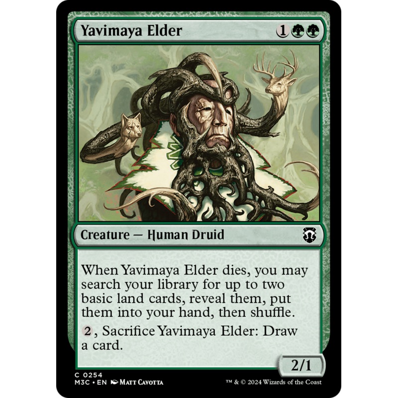Yavimaya Elder (M3C-254) – Modern Horizons 3 Commander Foil [Common]
