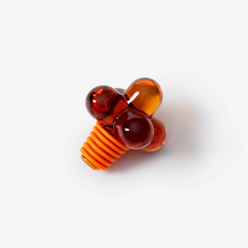 Hobknob Bottle Stopper Amber