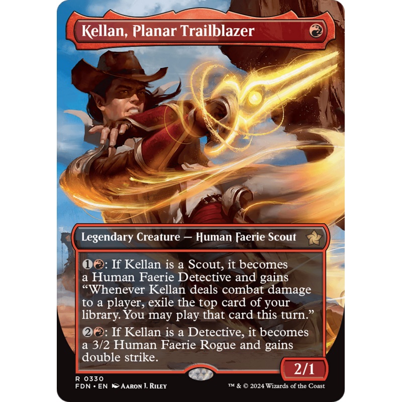 Kellan, Planar Trailblazer (FDN-330) – Foundations (Borderless) [Rare]
